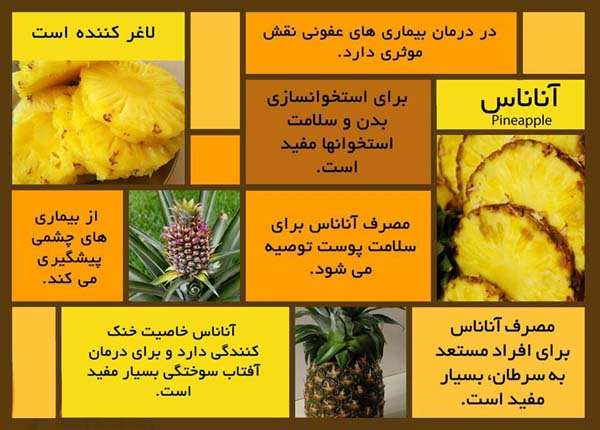 خواص آناناس